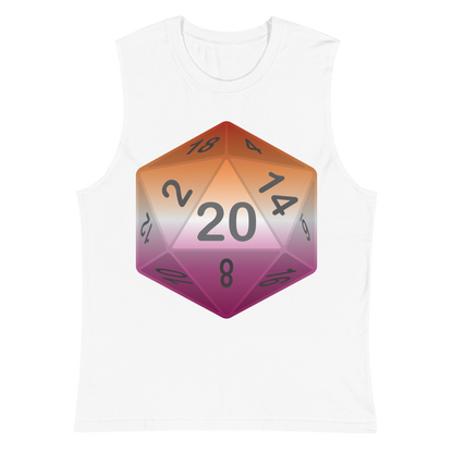 Pride Dice - Lesbian Unisex Muscle Shirt