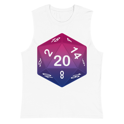 Pride Dice - Bisexual Unisex Muscle Shirt