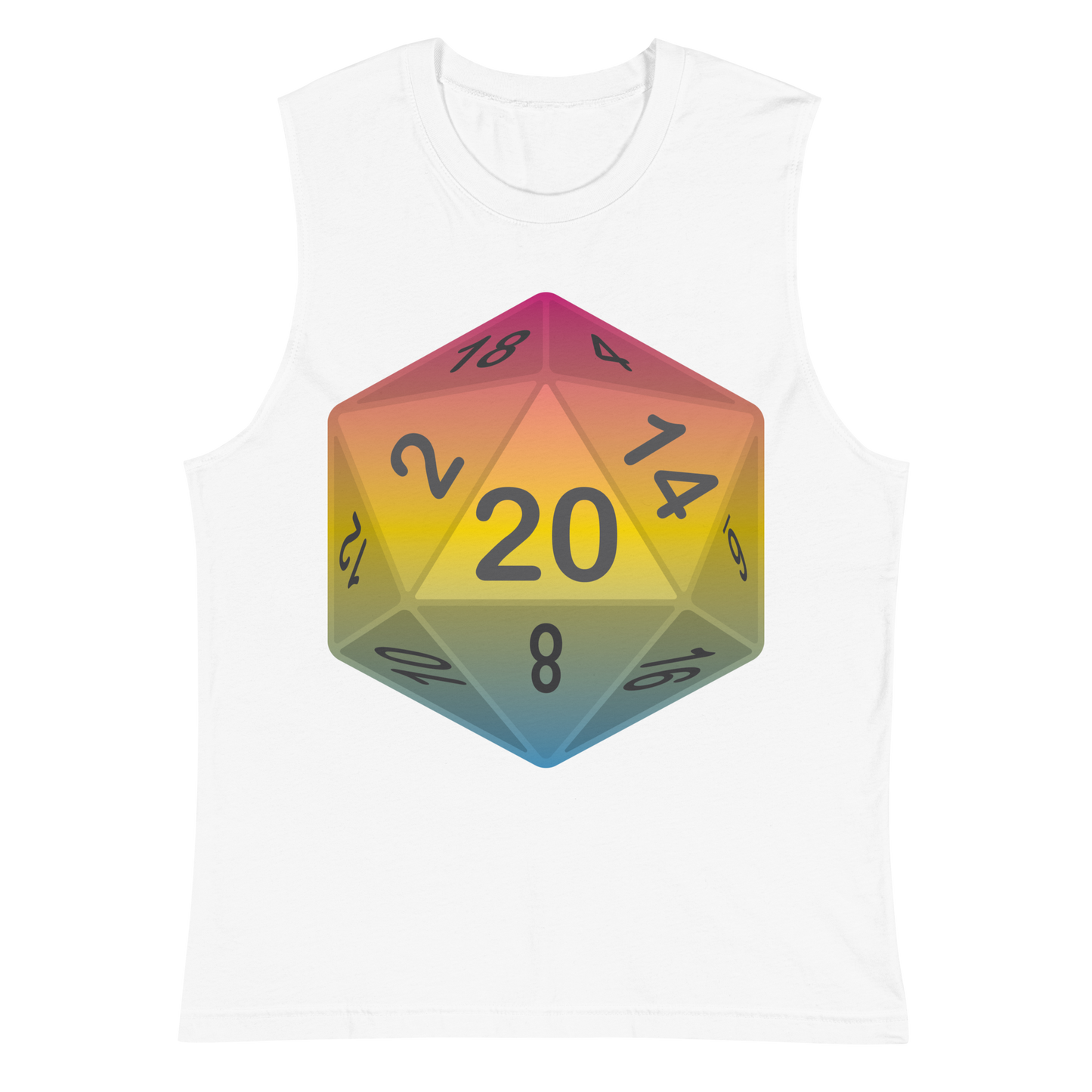 Pride Dice - Pansexual Unisex Muscle Shirt