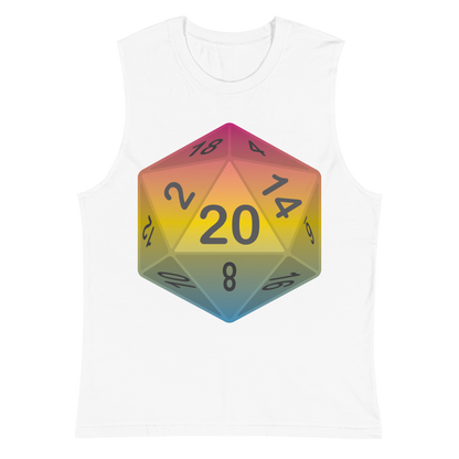 Pride Dice - Pansexual Unisex Muscle Shirt