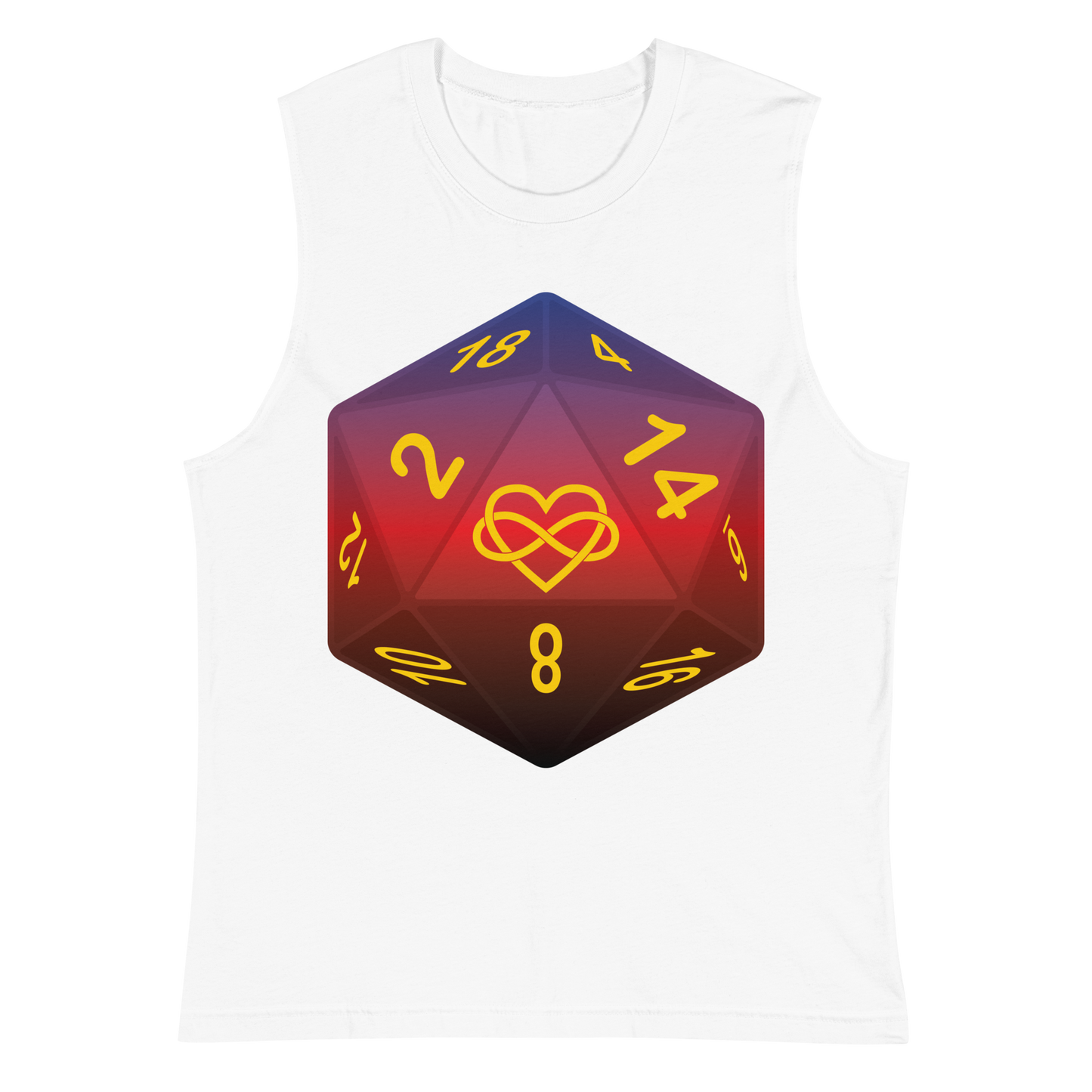 Pride Dice - Polyamory Unisex Muscle Shirt