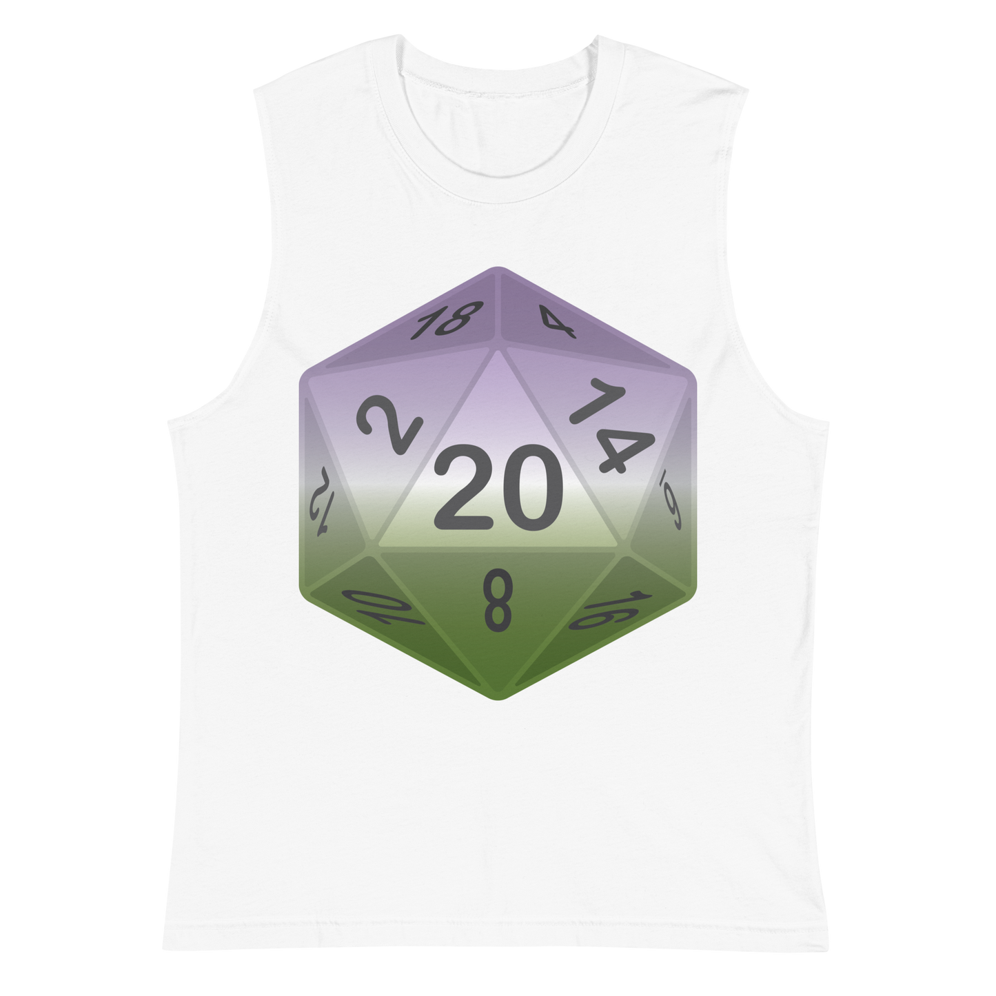 Pride Dice - Genderqueer Unisex Muscle Shirt