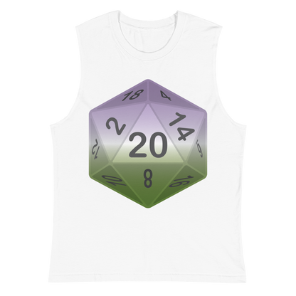 Pride Dice - Genderqueer Unisex Muscle Shirt