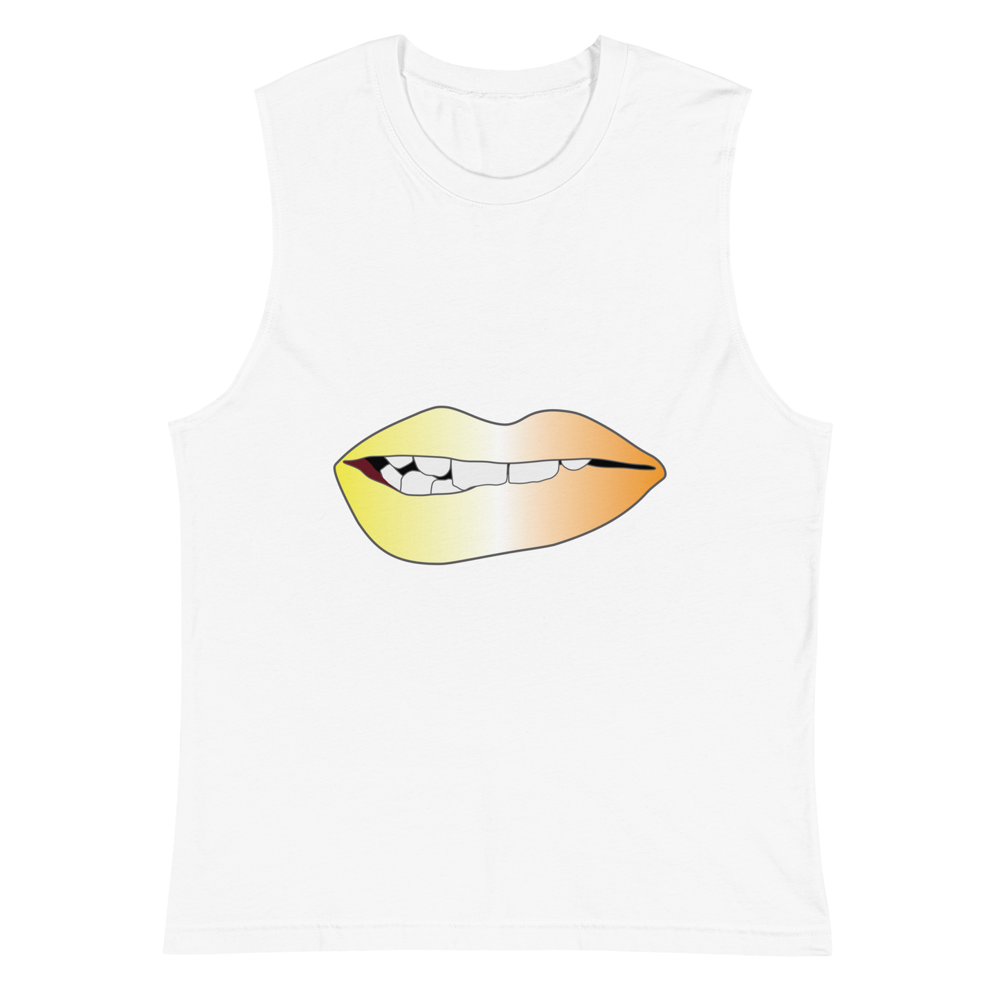 Biting Lips - Maverique Pride - Gradient Unisex Muscle Shirt