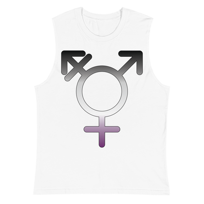 Transgender Symbol - Asexual/Demisexual Pride Unisex Muscle Shirt