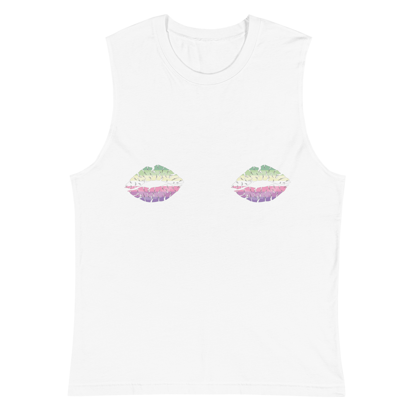 Genderfae Boob Kisses Unisex Muscle Shirt