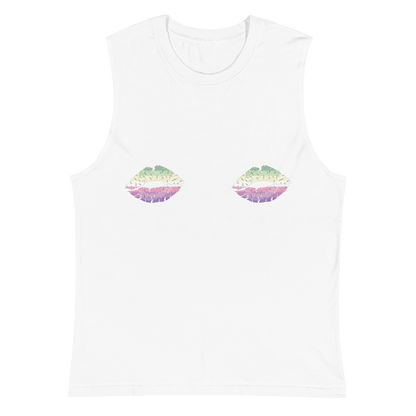 Genderfae Boob Kisses Unisex Muscle Shirt