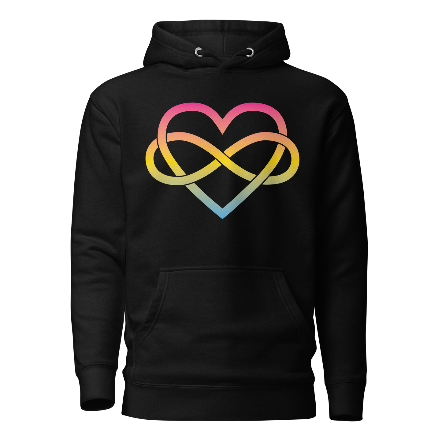 Polyamory Infinity Heart - Pansexual Unisex Hoodie