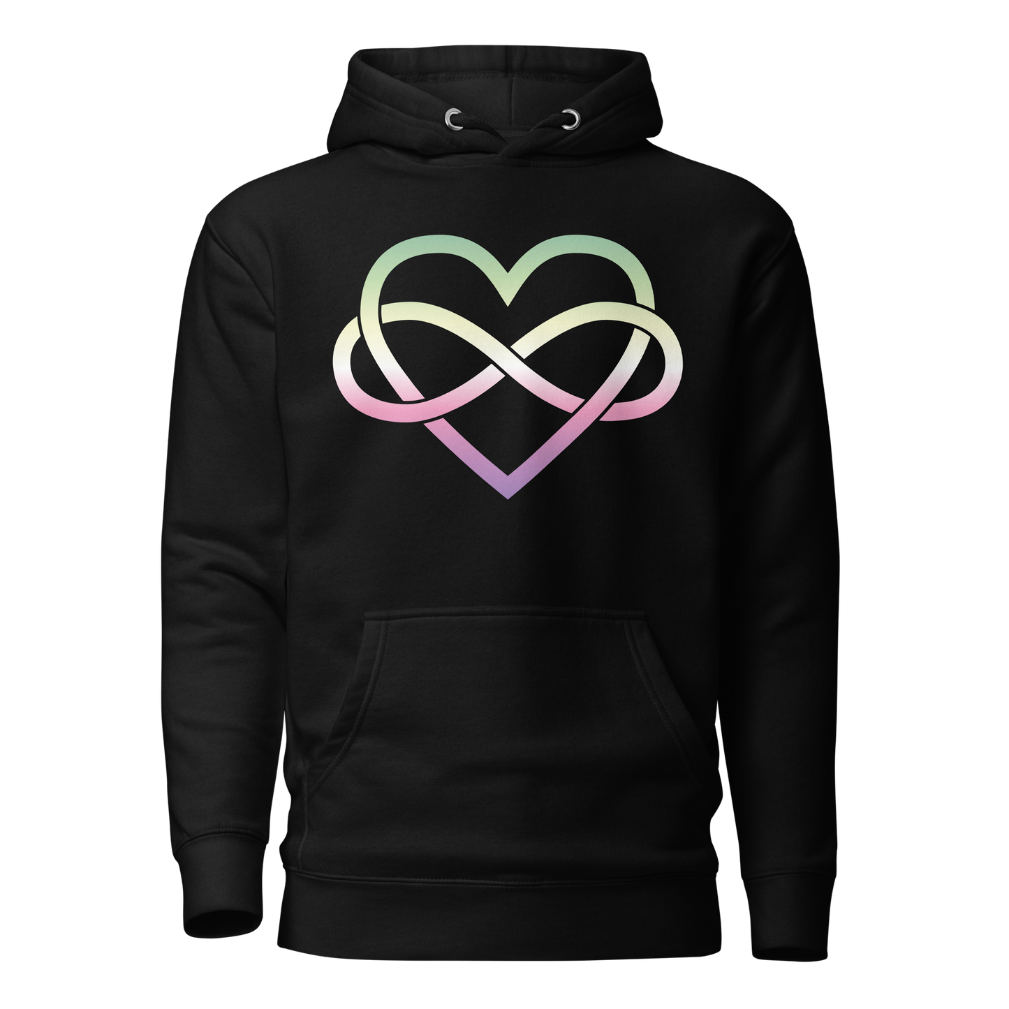 Polyamory Infinity Heart - Genderfae Unisex Hoodie