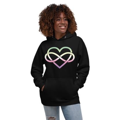 Polyamory Infinity Heart - Genderfae Unisex Hoodie