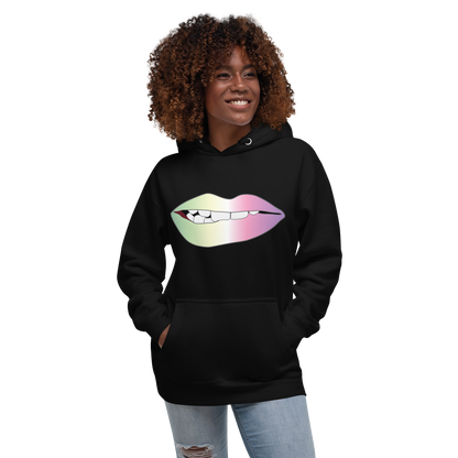 Biting Lips - Genderfae Pride - Gradient Unisex Hoodie