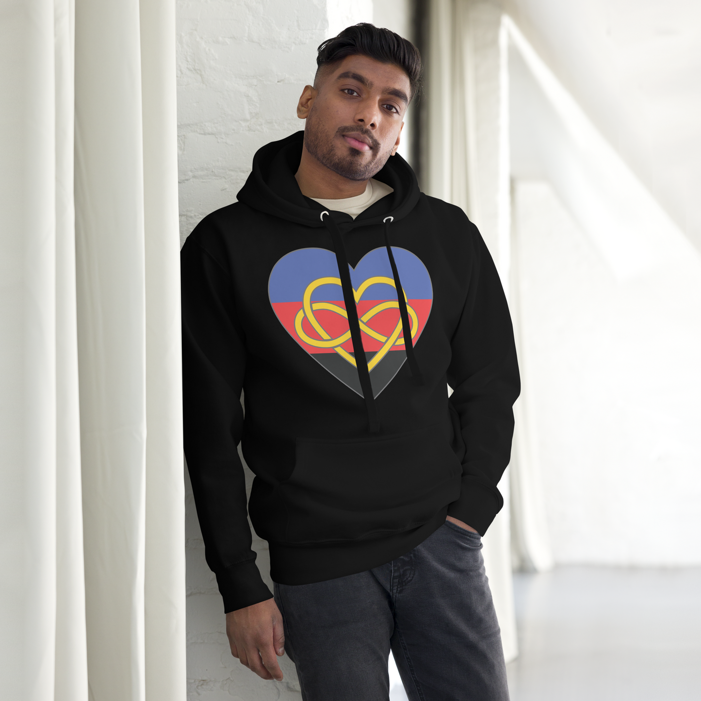 Polyamory Infinity Heart Pride Unisex Hoodie