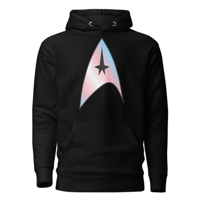 Starfleet Insignia - Trans Pride Unisex Hoodie