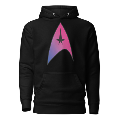 Starfleet Insignia - Bisexual Pride Unisex Hoodie