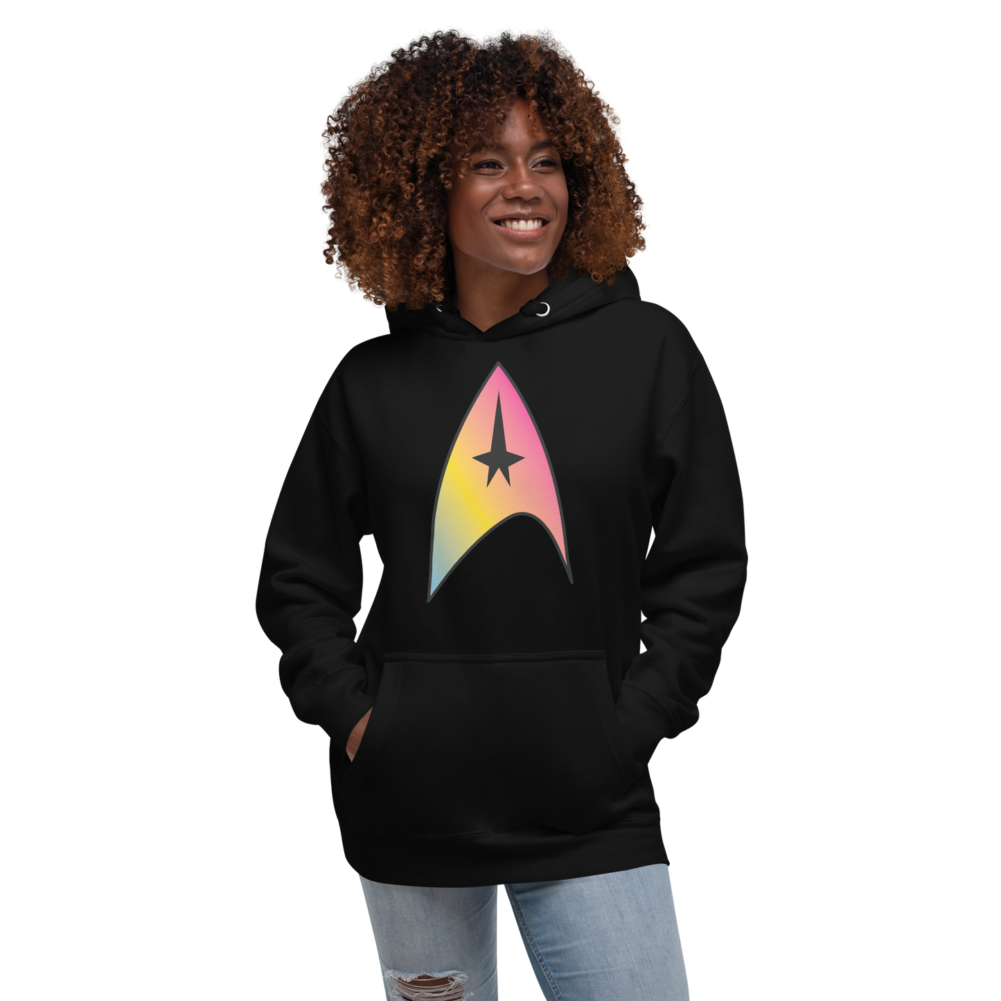 Starfleet Insignia - Pansexual Pride Unisex Hoodie