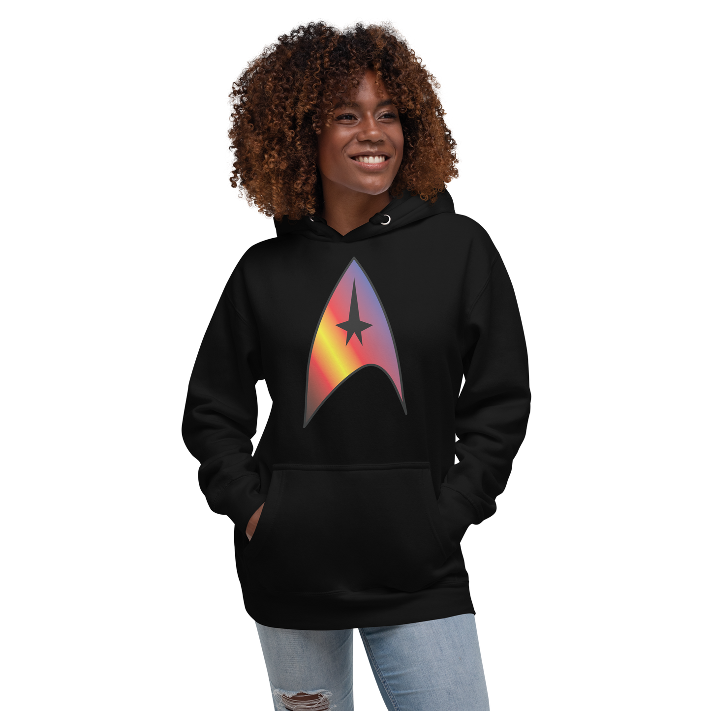 Starfleet Insignia - Polyamory Pride Unisex Hoodie