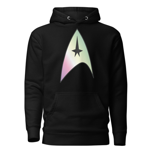 Starfleet Insignia - Genderfae Pride Unisex Hoodie