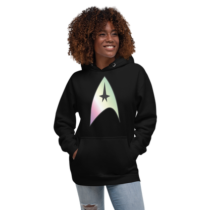 Starfleet Insignia - Genderfae Pride Unisex Hoodie