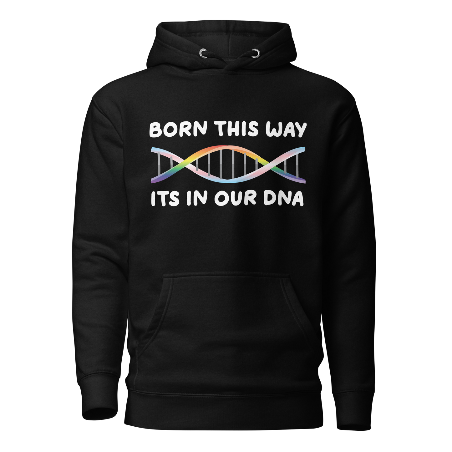 Born This Way - Rainbow/Trans Unisex Hoodie