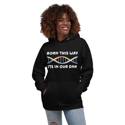 Born This Way - Rainbow/Trans Unisex Hoodie