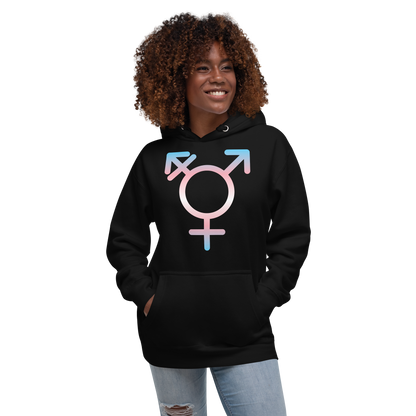 Transgender Symbol - Trans Pride Unisex Hoodie