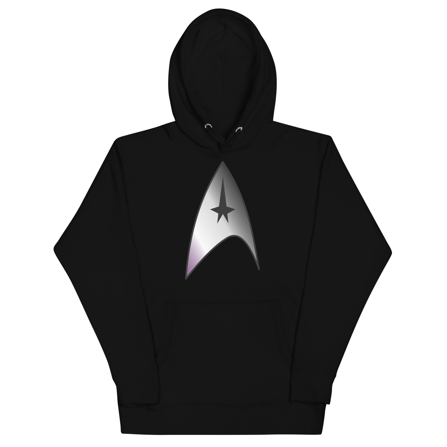 Starfleet Insignia - Asexual/Demisexual Pride Unisex Hoodie