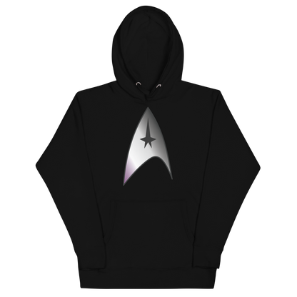 Starfleet Insignia - Asexual/Demisexual Pride Unisex Hoodie