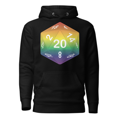 Pride Dice - Rainbow Unisex Hoodie