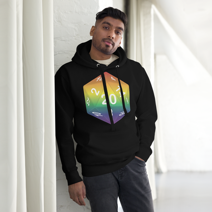 Pride Dice - Rainbow Unisex Hoodie