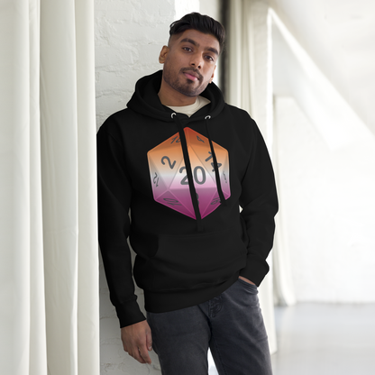 Pride Dice - Lesbian Unisex Hoodie