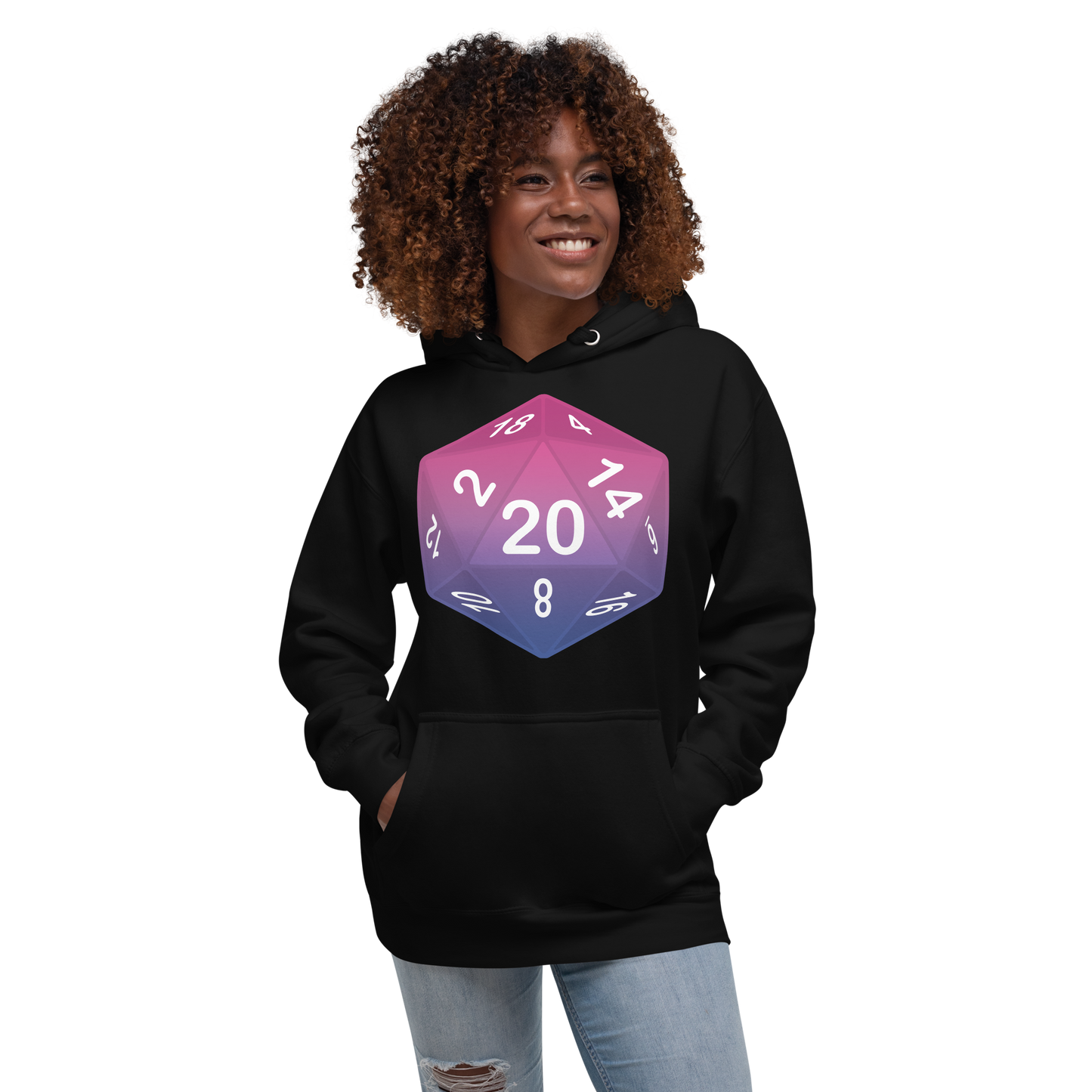 Pride Dice - Bisexual Unisex Hoodie