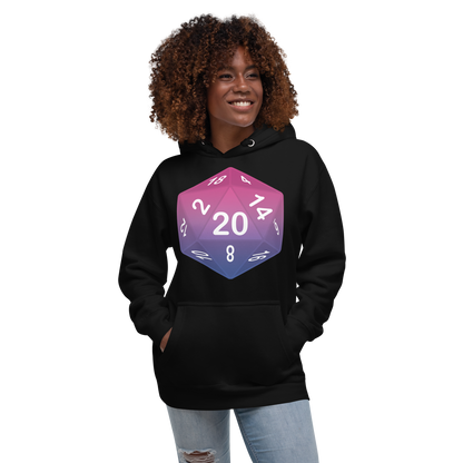 Pride Dice - Bisexual Unisex Hoodie