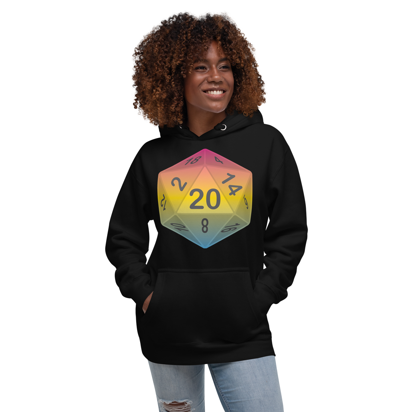 Pride Dice - Pansexual Unisex Hoodie