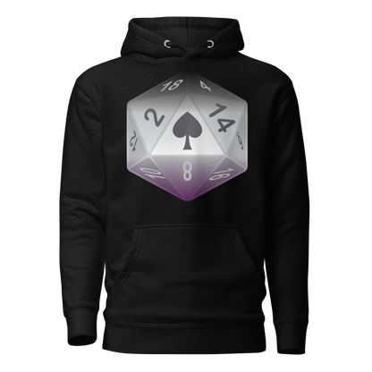 Pride Dice - Asexual Unisex Hoodie