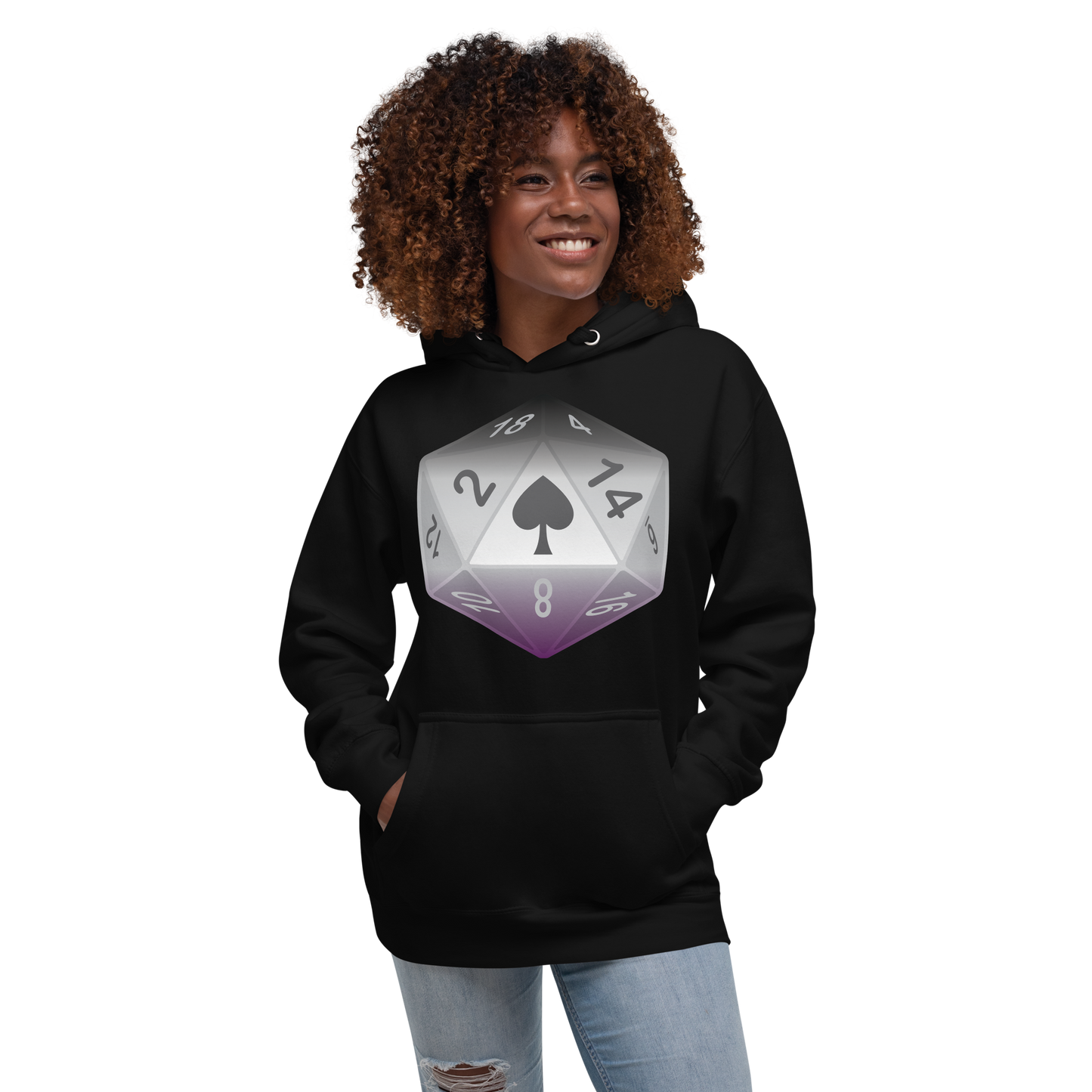 Pride Dice - Asexual Unisex Hoodie