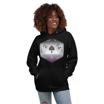 Pride Dice - Asexual Unisex Hoodie