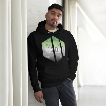 Pride Dice - Aromantic Unisex Hoodie