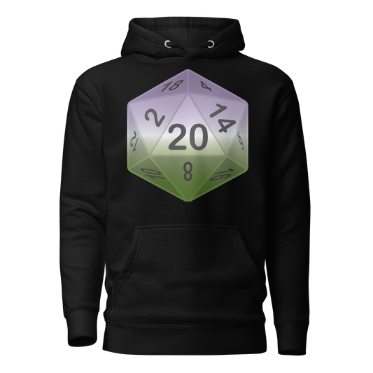 Pride Dice - Genderqueer Unisex Hoodie