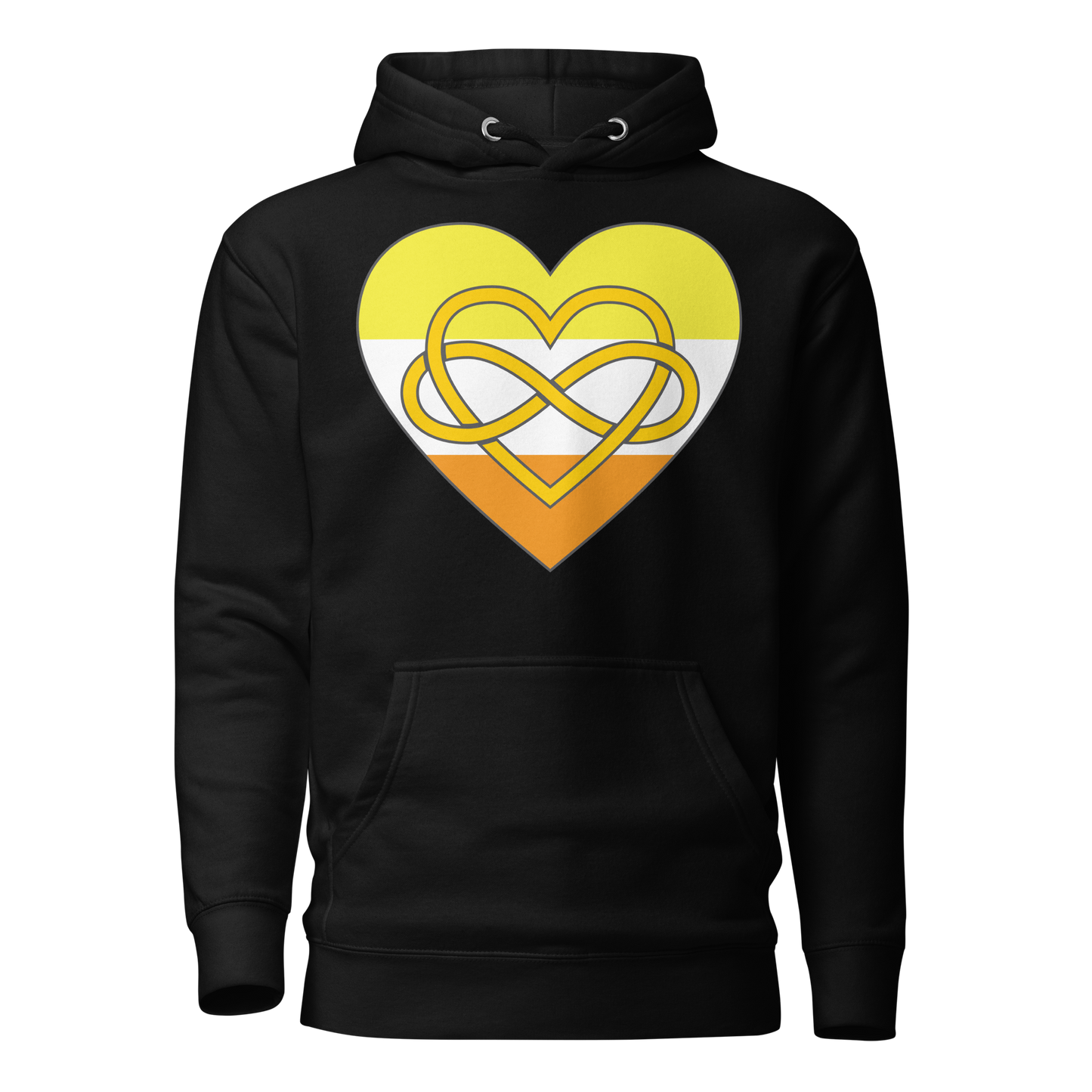 Polyamory Infinity Heart Maverique Pride Unisex Hoodie