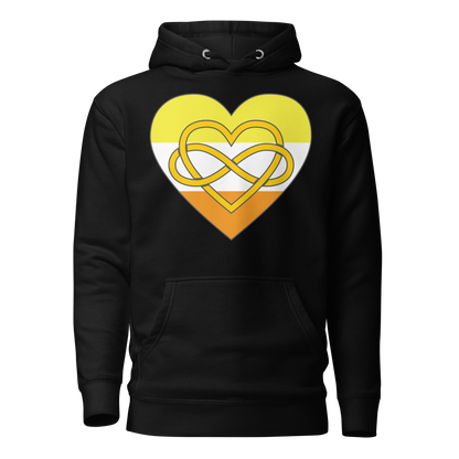 Polyamory Infinity Heart Maverique Pride Unisex Hoodie