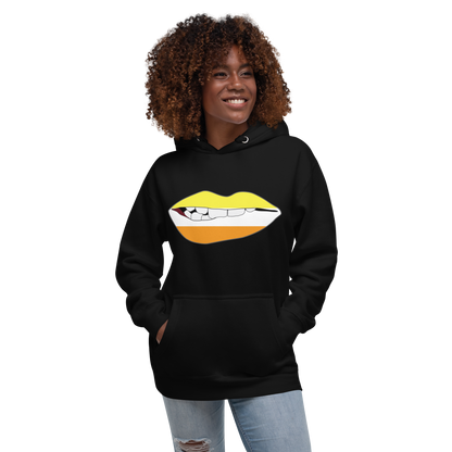 Biting Lips - Maverique Flag Unisex Hoodie