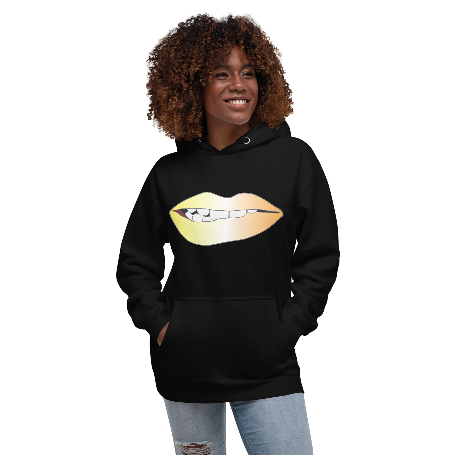 Biting Lips - Maverique Pride - Gradient Unisex Hoodie