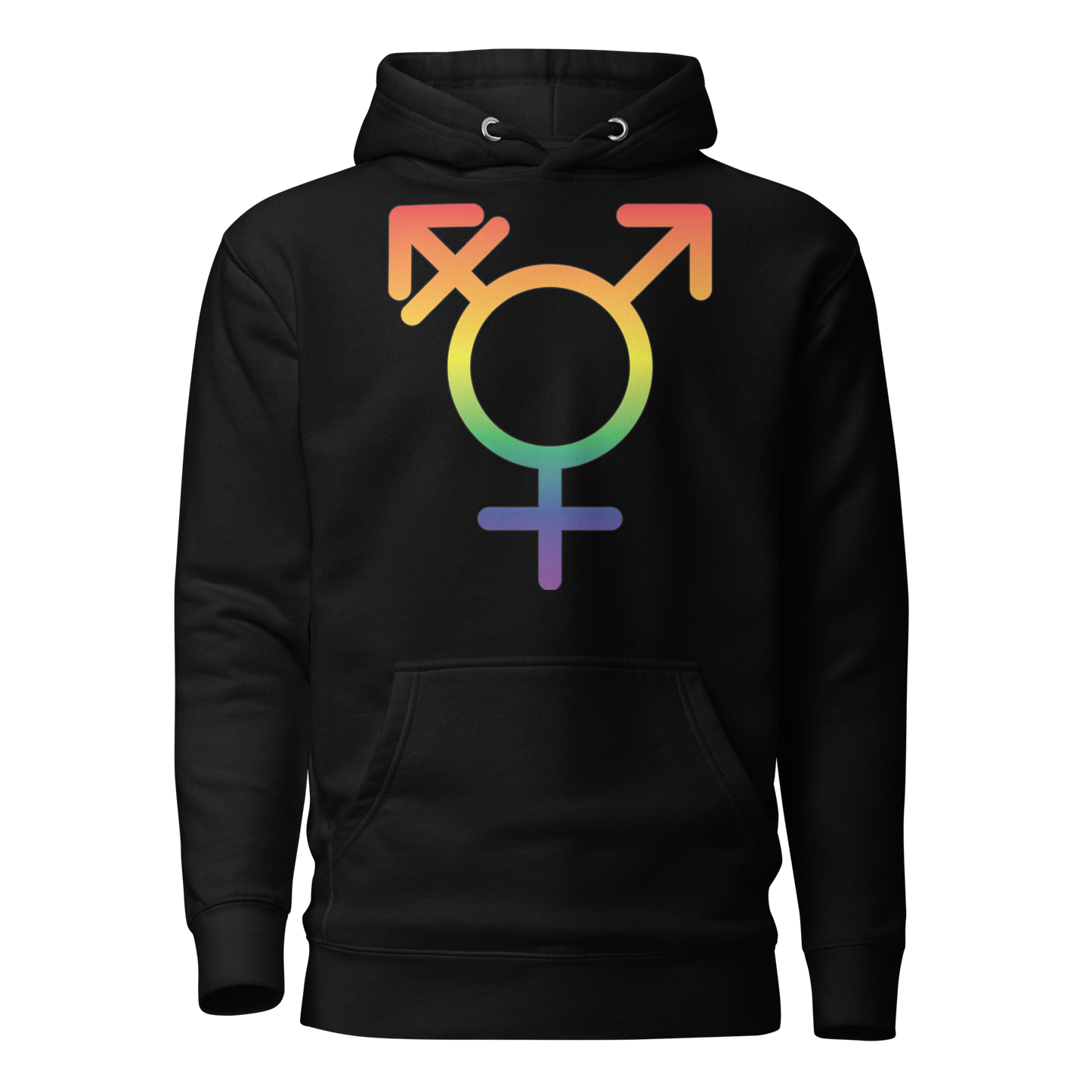 Transgender Symbol - Rainbow Pride Unisex Hoodie