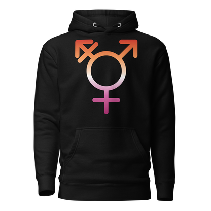 Transgender Symbol - Lesbian Pride Unisex Hoodie