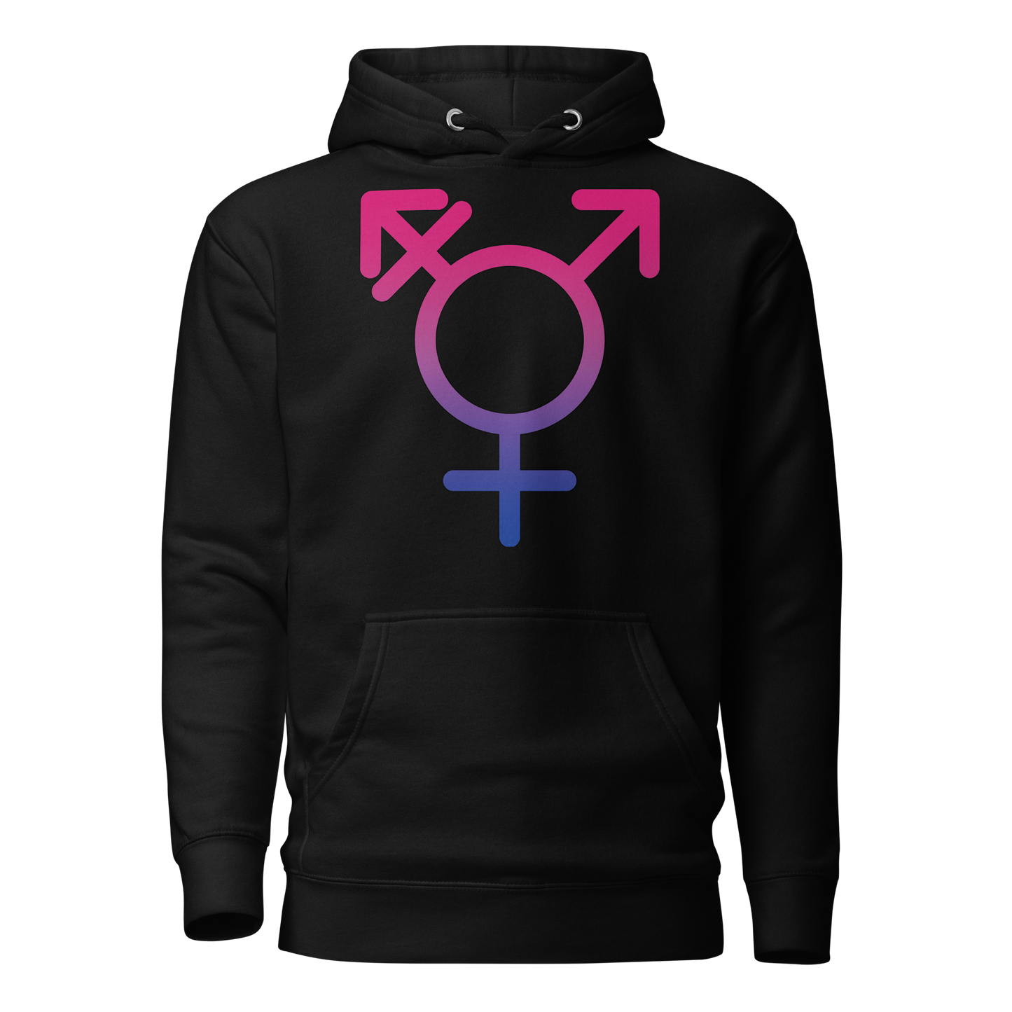 Transgender Symbol - Bisexual Pride Unisex Hoodie