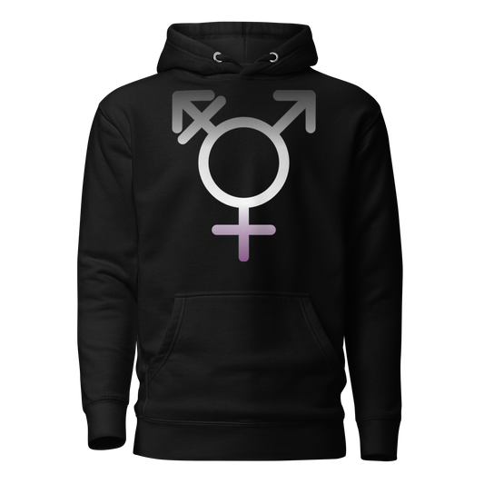 Transgender Symbol - Asexual/Demisexual Pride Unisex Hoodie