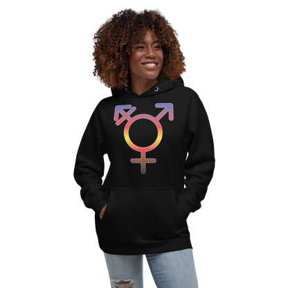 Transgender Symbol - Polyamory Pride Unisex Hoodie