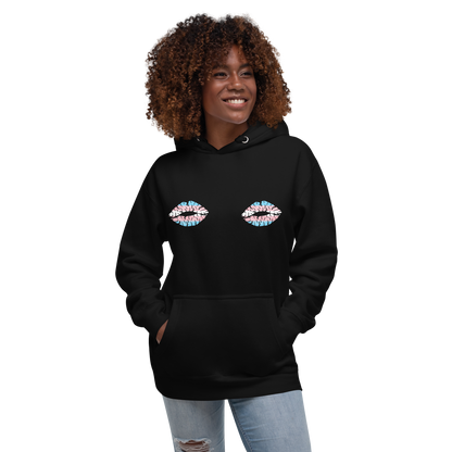 Trans Boob Kisses Unisex Hoodie