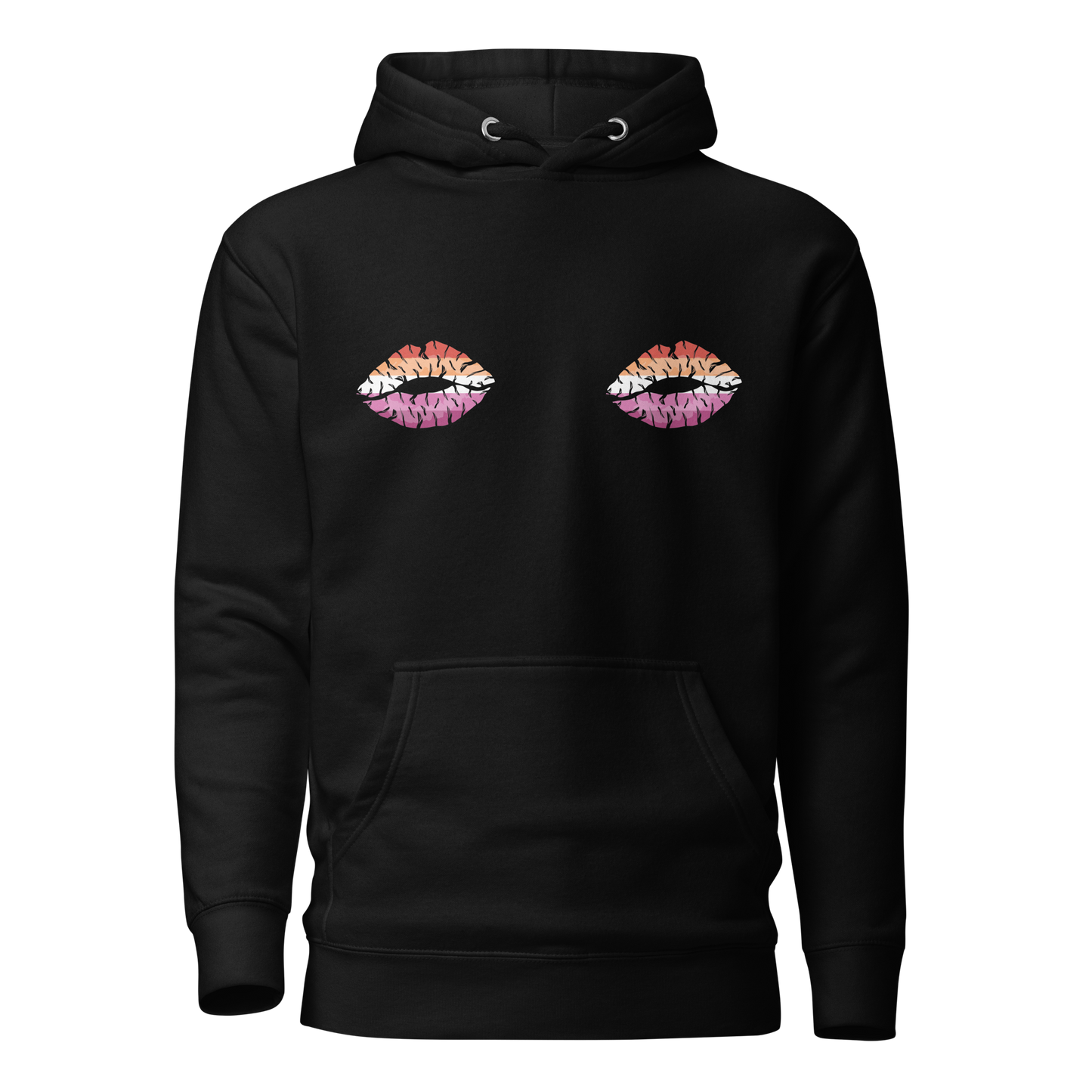 Lesbian Boob Kisses Unisex Hoodie