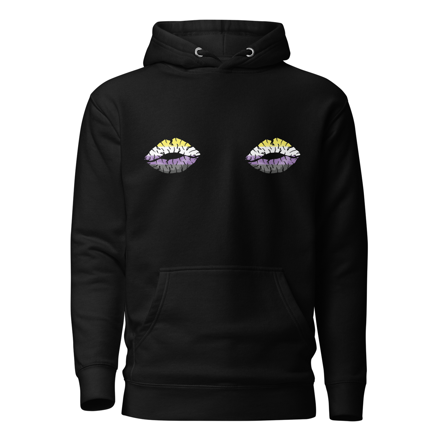 Enby Boob Kisses Unisex Hoodie